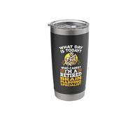 Sloth Coffee Retired Brain Mapping Specialist Stainless Steel Insulated Tumbler