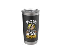Sloth Coffee Retired Garbage Collector Stainless Steel Insulated Tumbler