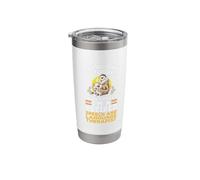 Sloth Coffee Retired Speech and Language Therapist Stainless Steel Insulated Tumbler