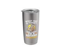 Sloth Coffee Retired UX Designer Stainless Steel Insulated Tumbler