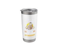 Sloth Coffee Retired UX Designer Stainless Steel Insulated Tumbler