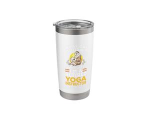 Sloth Coffee Retired Yoga Instructor Stainless Steel Insulated Tumbler