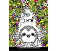Sloth coloring book for adults: (Animal Coloring Books for Adults)