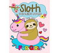 Sloth Coloring Book for Girls: Kawaii and Cute Sloth Design to color