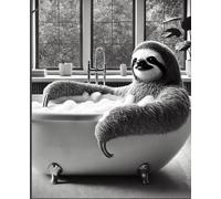 Sloth Composition Notebook | 120 Pages College Ruled, 7.5” x 9.25” | Cute Matte Journal for School, Writing, Drawing, Students & Animal Lovers: Design #2