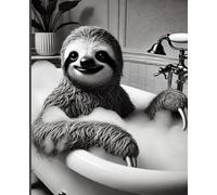 Sloth Composition Notebook | 120 Pages College Ruled, 7.5” x 9.25” | Cute Matte Journal for School, Writing, Drawing, Students & Animal Lovers: Design #3