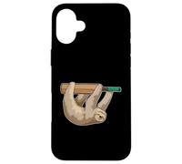 Sloth Cricket Cricket bat Sports Case for iPhone 16 Plus