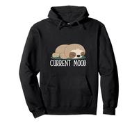 Sloth - Current Mood Sleepy Spirit Animal, Men, Women, Kids Pullover Hoodie