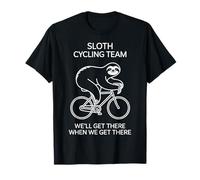 Sloth Cycling Team Artistic Bicycle Retro Vintage Man Women T-Shirt