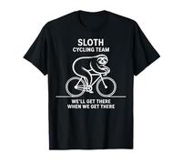 Sloth Cycling Team Artistic Bicycle Retro Vintage Man Women T-Shirt