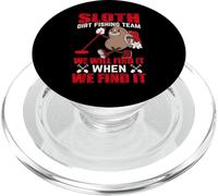 Sloth Dirt Fishing Team We Will Find It When We Find It PopSockets PopGrip for MagSafe