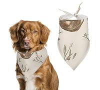 Sloth Drinking Coffee On Branches Pet Bandana Dogs Triangle Scarf Cats Handkerchief Puppy Costume