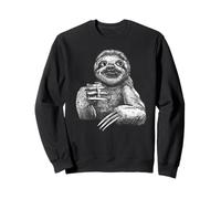 Sloth Drinking Coffee Slow Morning Mood Sweatshirt