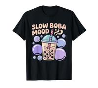 Sloth Drinking Taro Boba Bubble Milk Tea Kawaii Cute T-Shirt