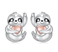 Sloth Earrings for Women 925 Sterling Silver Sloth Stud Earrings Cute Amimals Earrings Jewellery Gifts for Women Daughter Hypoallergenic