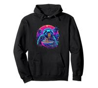 Sloth Eating Ramen Nature Japanese Noodles Colourful Artwork Pullover Hoodie