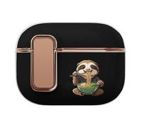 Sloth Eating Ramen Trendy Bluetooth Earbuds Protector Printed Wireless Earbud Case Covers Compatible with Airpods Pro 2