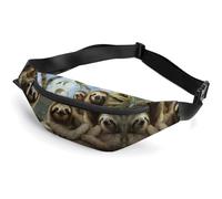 Sloth Family Fanny Pack Fanny Packs for Women Men Waist Bag Mens Fanny Pack Womens Fanny Pack Fanny Pack Men Running Fanny Pack Small Fanny Packs for Women, style, 36*15cm