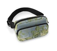 Sloth Family Fanny Pack Waterproof External Pocket Portable Waist Pack Outdoor Adjustable Strap Lightweight Waist Bag for Workout Traveling Casual Running Hiking Cycling