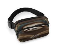 Sloth Fanny Pack Belt Bag with Adjustable Strap Fashion Waist Bag for Outdoor Sports Hiking, white, 20x13cm, Full Printed Waist Bag
