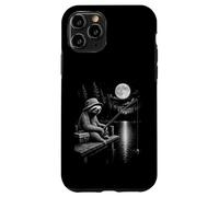 Sloth Fishing Under Full Moon Night Lake Design Case for iPhone 11 Pro