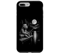 Sloth Fishing Under Full Moon Night Lake Design Case for iPhone 7 Plus/8 Plus
