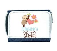 Sloth Five I'd Rather be a Sloth Statement Stylish Ladies Purse