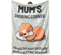 Sloth Fleece Throw Blanket, 100x130cm Ultra Soft Flannel Blanket to Mum Sloth Blankets Animal Throw Blanket Lightweight Plush Fuzzy Bed Blankets for Bed Sofa Napping Christmas Thanksgiving