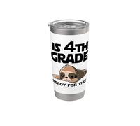 Sloth Funny is 4th Grade Ready for This? Back to School Stainless Steel Insulated Tumbler