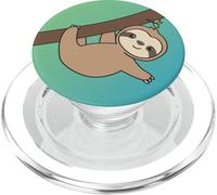 Sloth funny relaxed sloths cute animals PopSockets PopGrip for MagSafe