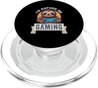 Sloth Gamer, I'd Rather Be Gaming PopSockets PopGrip for MagSafe