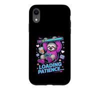 Sloth Gamer With Coffee Loading Patience Case for iPhone XR