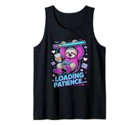 Sloth Gamer with Coffee Loading Patience Tank Top