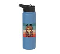 Sloth Gaming Controller Relaxed no Sleep Funny Cozy Gaming Stainless Steel Insulated Water Bottle