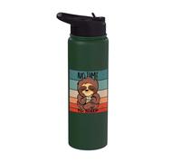 Sloth Gaming Controller Relaxed no Sleep Funny Cozy Gaming Stainless Steel Insulated Water Bottle