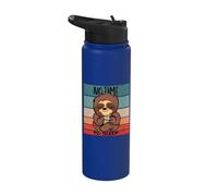 Sloth Gaming Controller Relaxed no Sleep Funny Cozy Gaming Stainless Steel Insulated Water Bottle