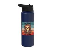 Sloth Gaming Controller Relaxed no Sleep Funny Cozy Gaming Stainless Steel Insulated Water Bottle