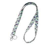 Sloth Gifts Key Lanyard for Women Cotton Fabric Teacher Lanyard ID Holder - Multi - Medium