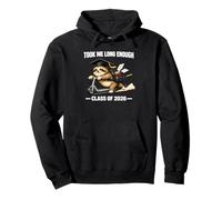 Sloth Graduation 2026 Took Me Long Enough Funny Pullover Hoodie