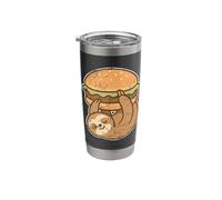 Sloth Hanging On Burger Cartoon Stainless Steel Insulated Tumbler