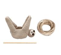 Sloth Hanging Plant Holder,Sloth Planter Gifts,Succulent Pot Hanging Planter,Home Decor Gifts for Sloth Lovers (Beige)