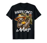 Sloth Happy Cinco De Mayo Sloth Taco T-Shirt