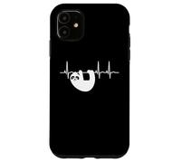 Sloth Heartbeat EKG Cool Sloth Case for iPhone 11