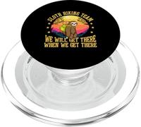 Sloth Hiking Team We Will Get There When We Get There PopSockets PopGrip for MagSafe