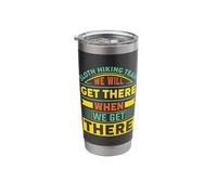 Sloth Hiking Team We Will Get There When We Get There Stainless Steel Insulated Tumbler