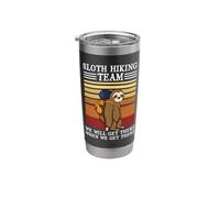 Sloth Hiking Team We Will Get There When We Get There Stainless Steel Insulated Tumbler