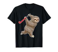 Sloth Hockey Hockey bat Sports T-Shirt
