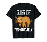 Sloth I Nap Periodically Funny Science Sleeping Lazy Sloth T-Shirt