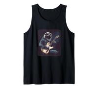 Sloth in Full Rock Mode with Cool Guitar Costume Tank Top