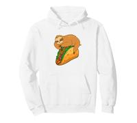 Sloth In Space Lazy Sloth Mexico Mexican Food Tacos Pullover Hoodie